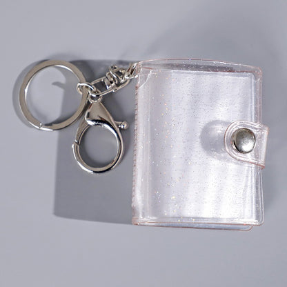 Mini Small Photo Album Key Chain