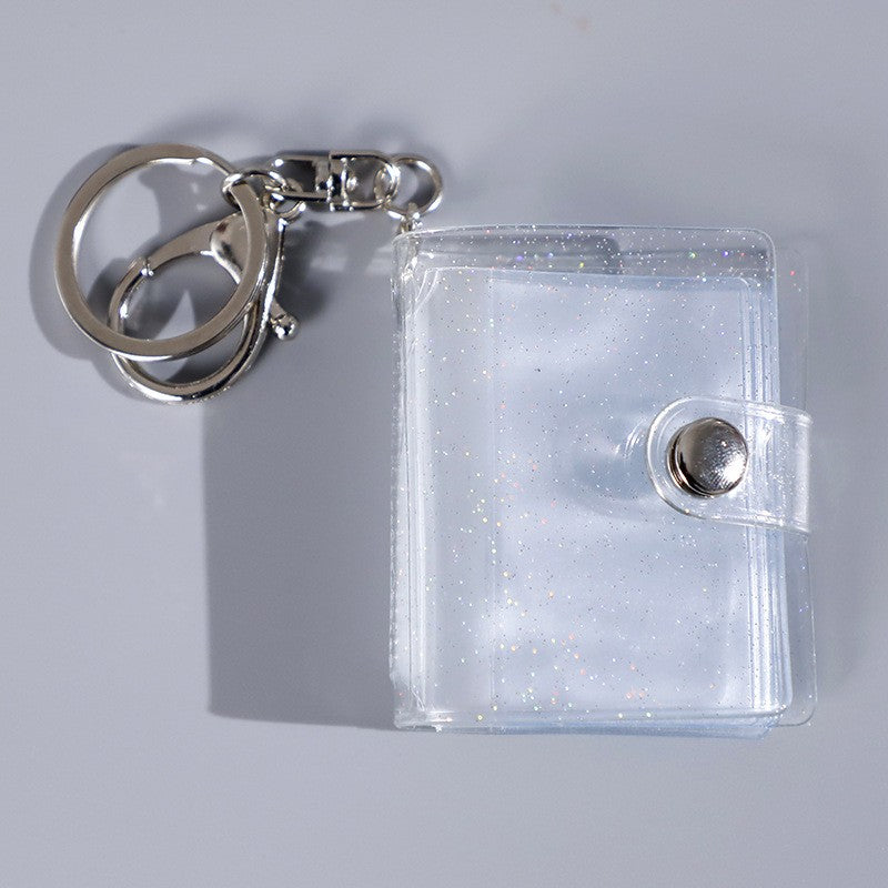 Mini Small Photo Album Key Chain