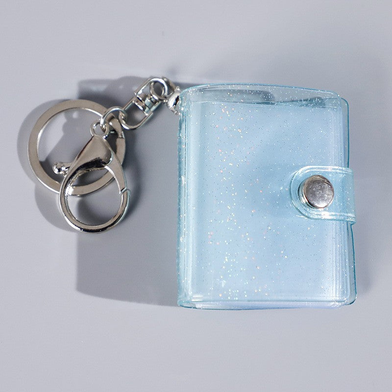 Mini Small Photo Album Key Chain